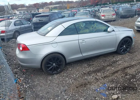 2007 Volkswagen Eos 2.0T from USA, damaged, VIN WVWCA71FX7V041710
